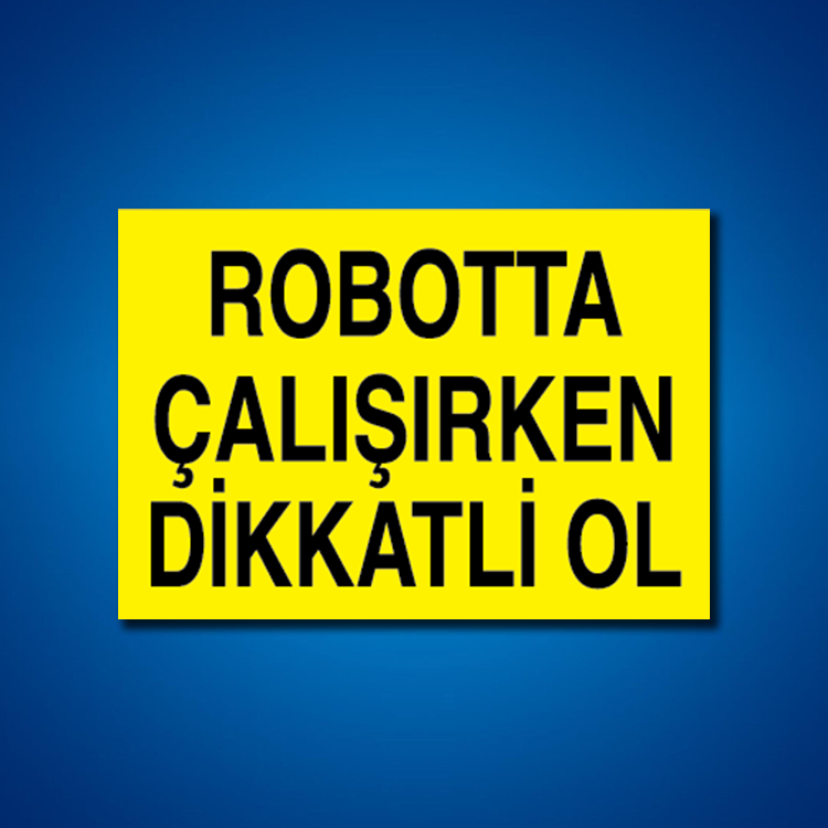 Diğer Makinalar İş Güvenliği Etiketleri