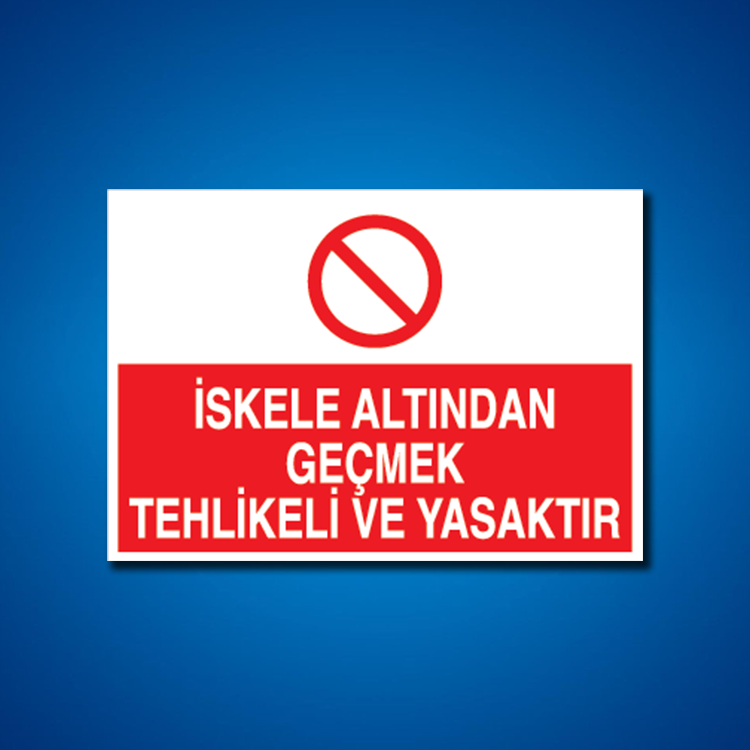 İskele İş Güvenliği Etiketleri