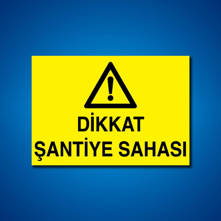 Şantiye İş Güvenliği Etiketleri