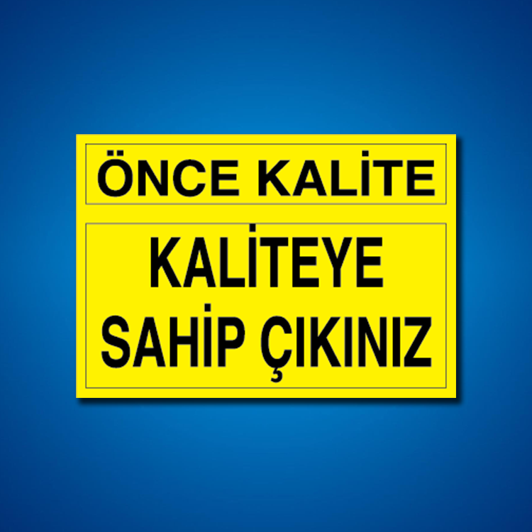 Kalite İş Güvenliği Etiketleri