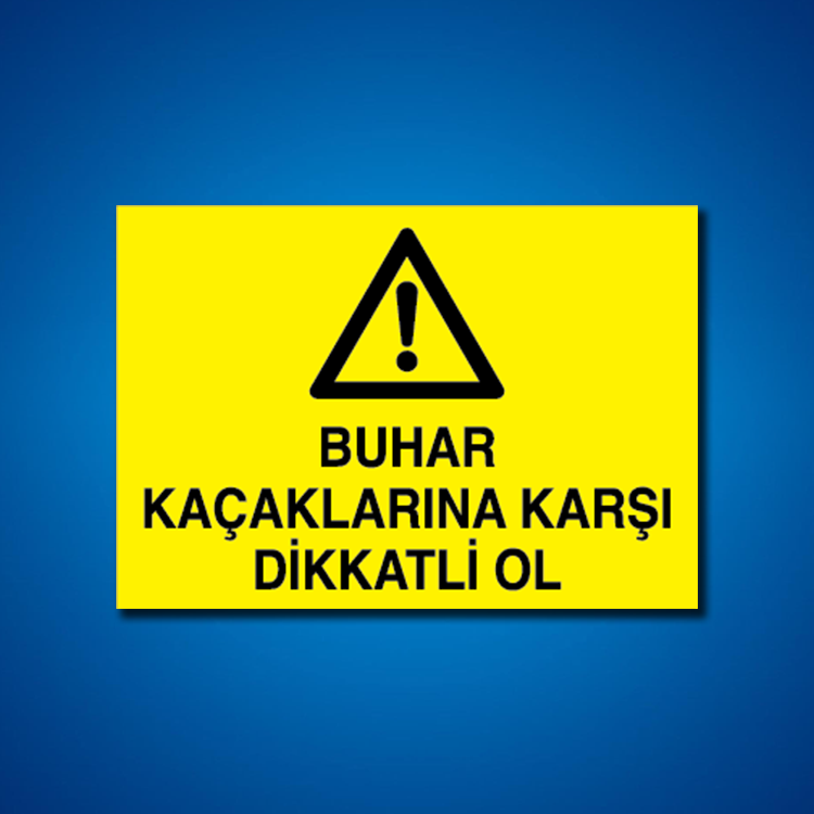 Buhar Basınç İş Güvenliği Etiketleri