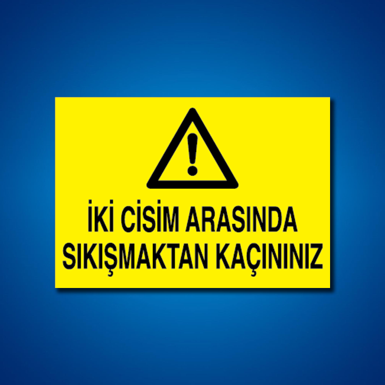 Makine İş Güvenliği Etiketleri