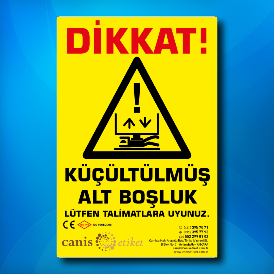 Asansör Risk Analizi Etiketi