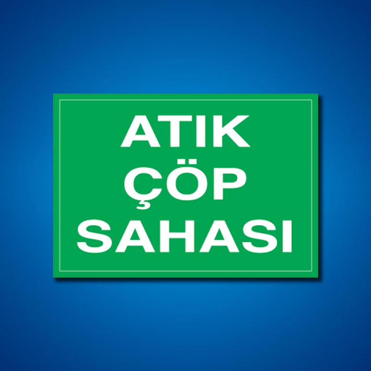 Atıklar İş Güvenliği Etiketleri