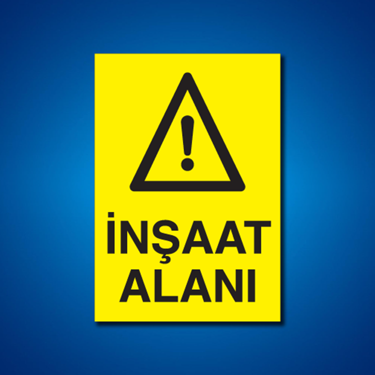 İnşaat İş Güvenliği Etiketleri
