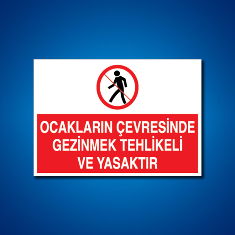 Ocak-Haddehane-Döküm İş Güvenliği Etiketleri