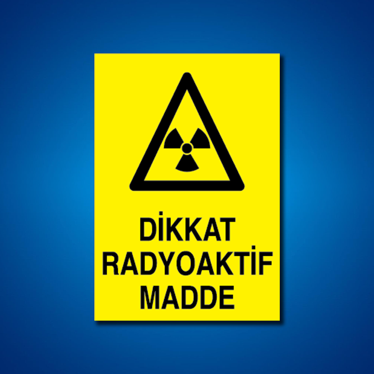 Radyason Lazer Işın İş Güvenliği Etiketleri