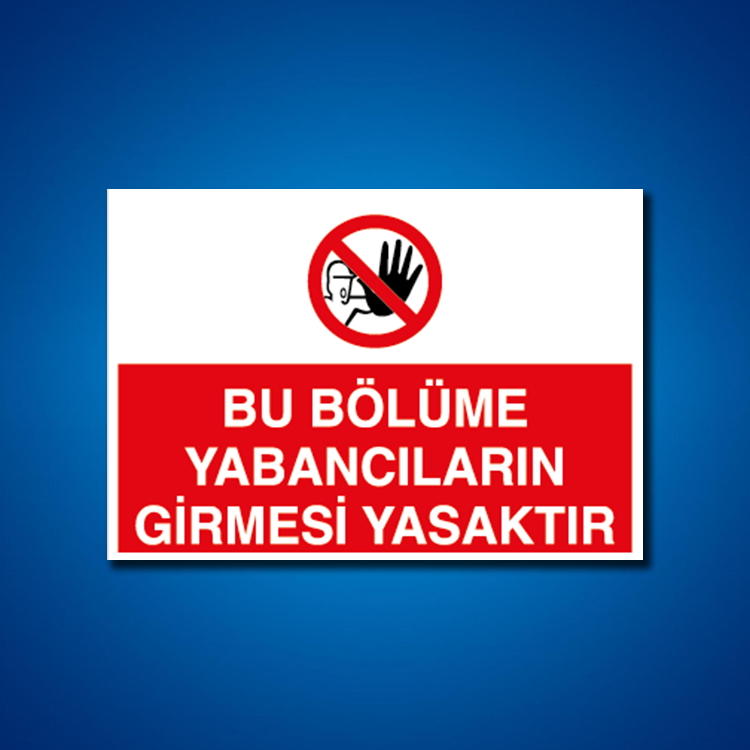 Giriş-Çıkış İş Güvenliği Etiketleri