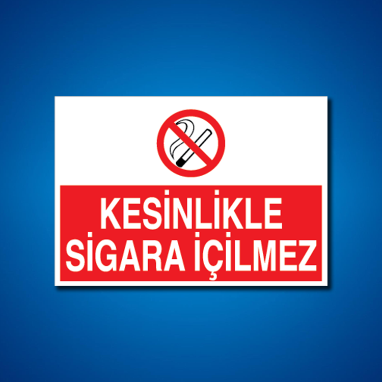 Sigara İş Güvenliği Etiketleri