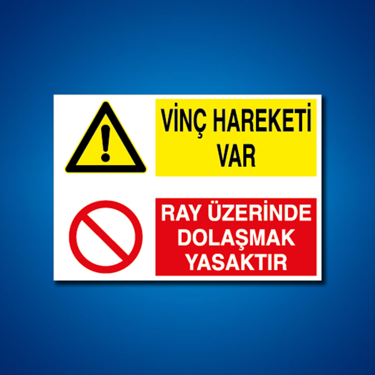 Vinç İş Güvenliği Etiketleri