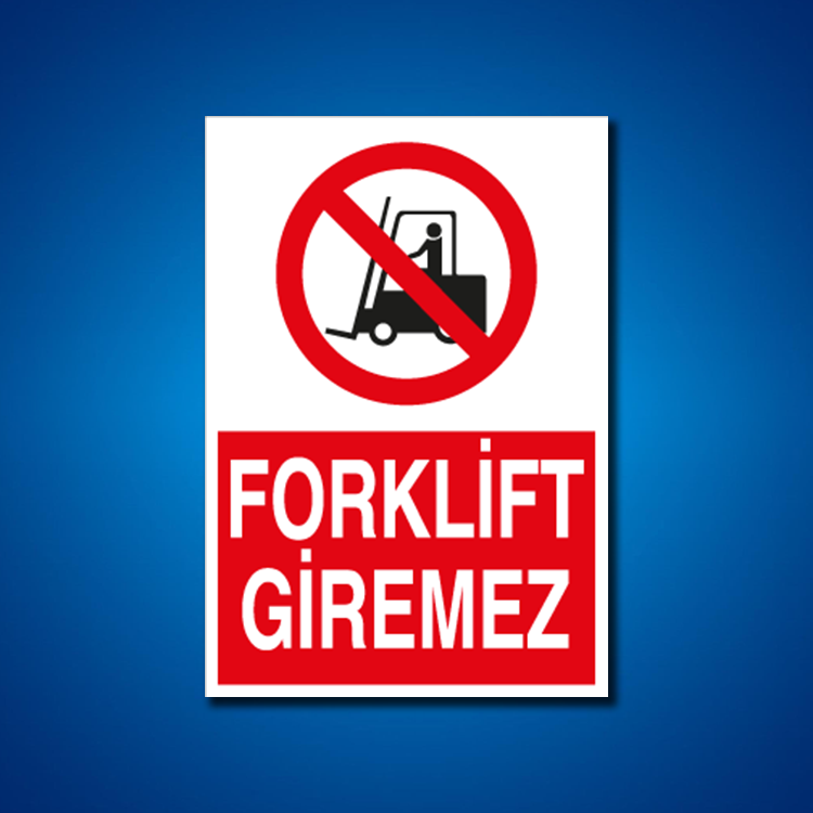 Forklift İş Güvenliği Etiketleri