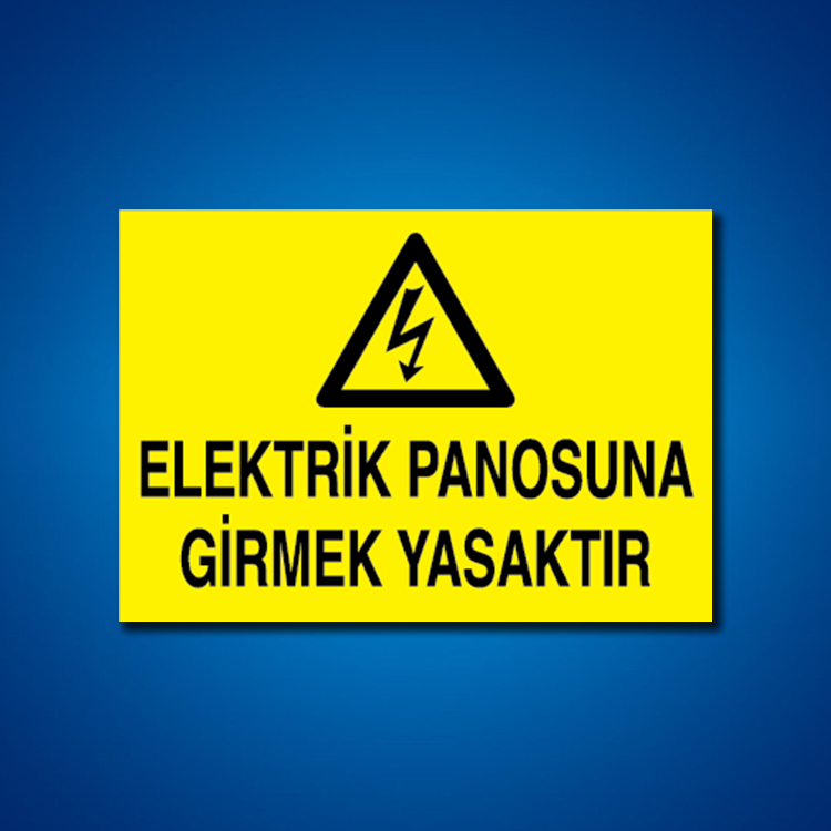 Pano İş Güvenliği Etiketleri