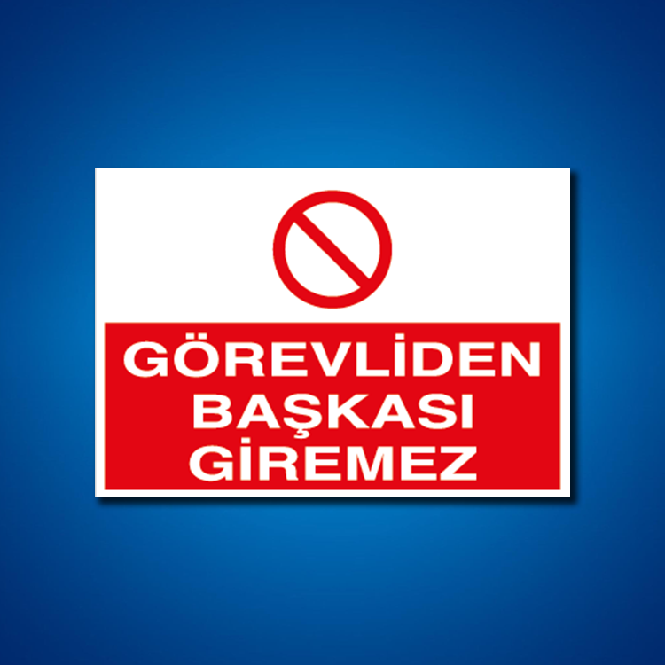 Giriş-Çıkış İş Güvenliği Etiketleri