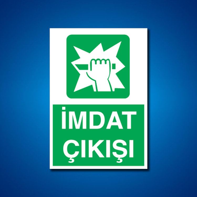 Yangın Çıkışı Etiketleri