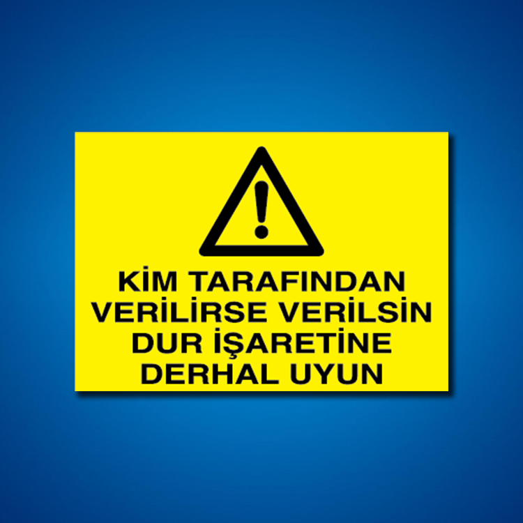 Vazife-Görev-Yetki İş Güvenliği Etiketleri