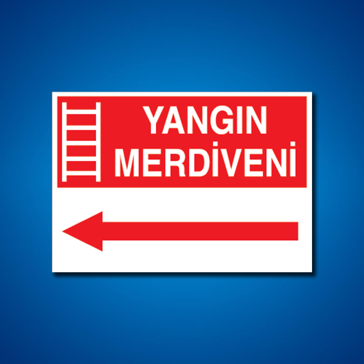 Yangınla Mücadele İş Güvenliği Etiketleri