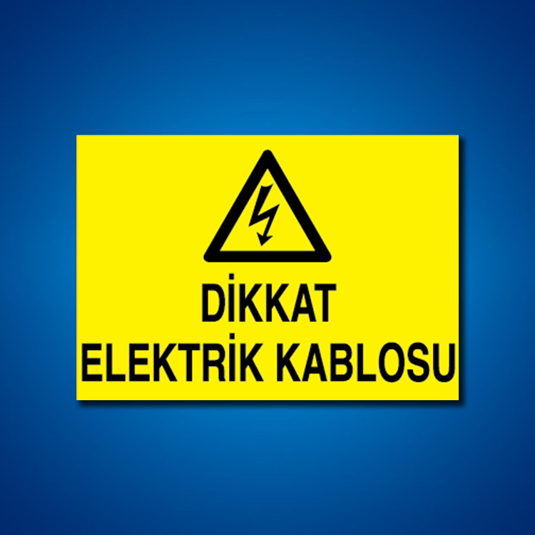 Kablo İş Güvenliği Etiketleri