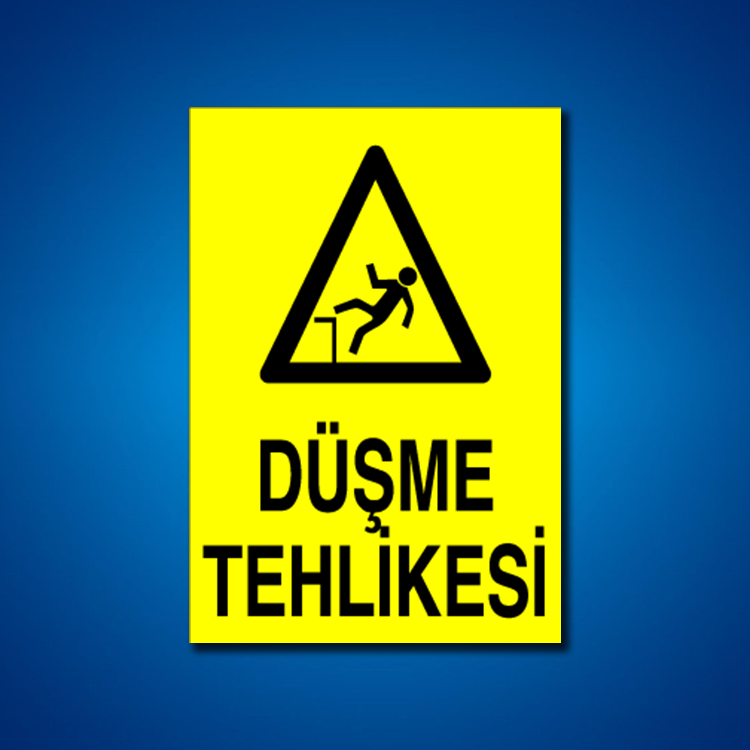 Emniyet Kemeri İş Güvenliği Etiketleri