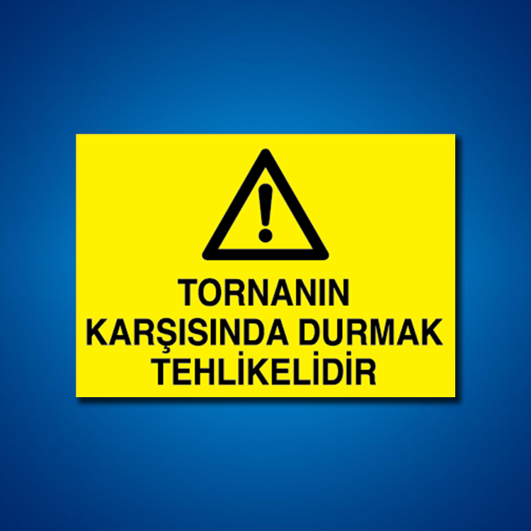 Torna-Planya-Freze-Cnc İş Güvenliği Etiketleri