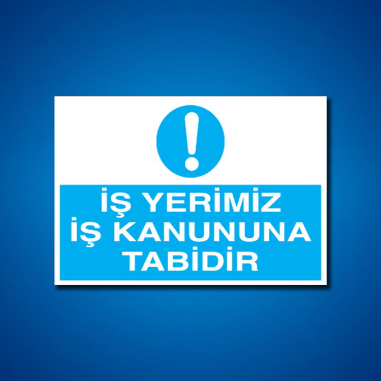 İşyeri Fabrika İş Güvenliği Etiketleri