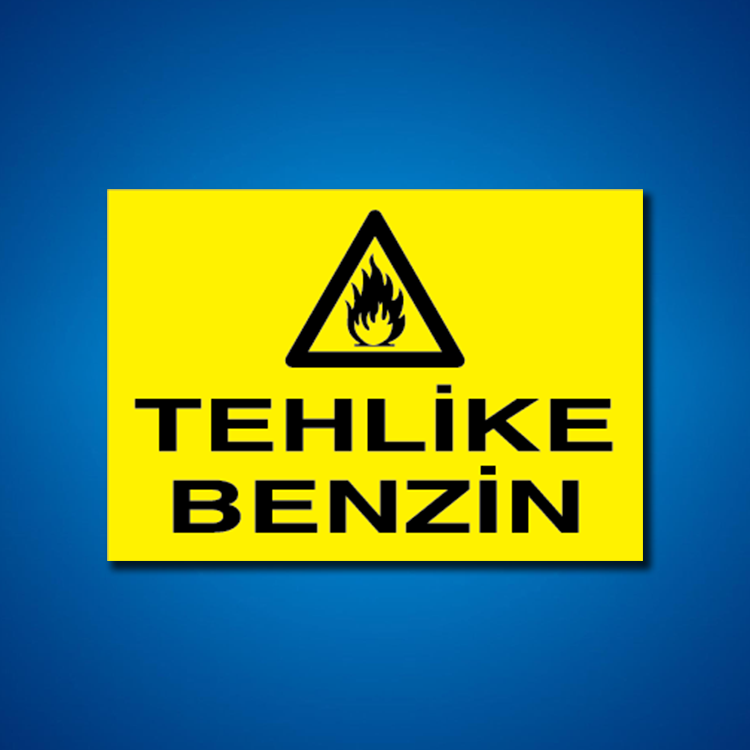 Yanıcı-parlayıcı İş Güveniği Etiketleri