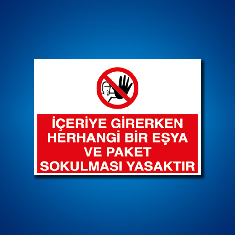 Giriş-Çıkış İş Güvenliği Etiketleri