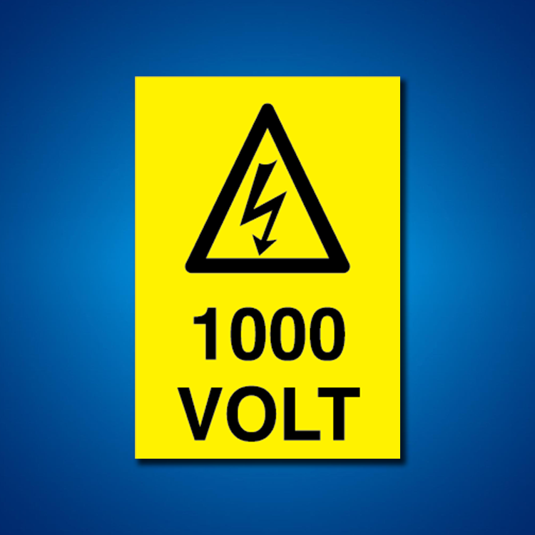 Voltaj İş Güvenliği Etiketleri