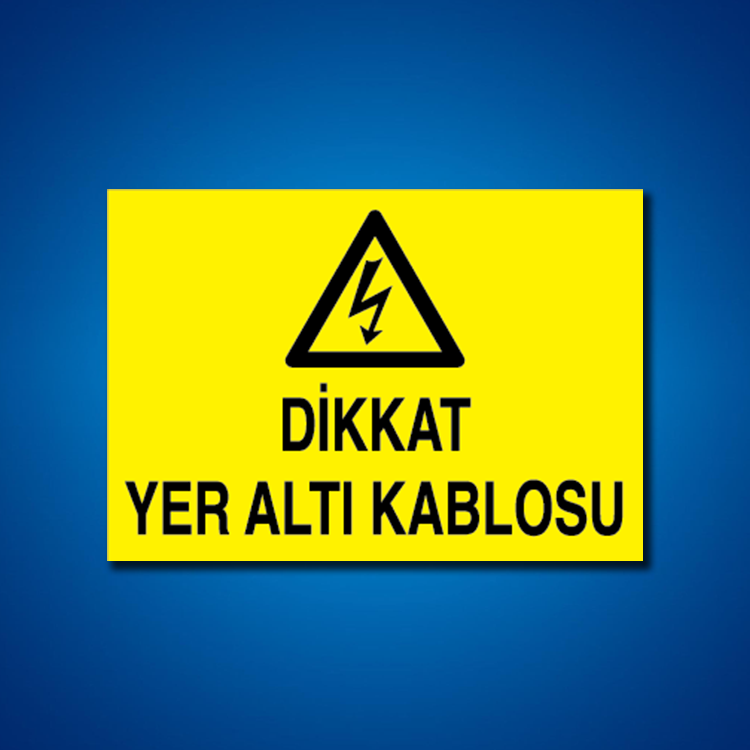 Kablo İş Güvenliği Etiketleri