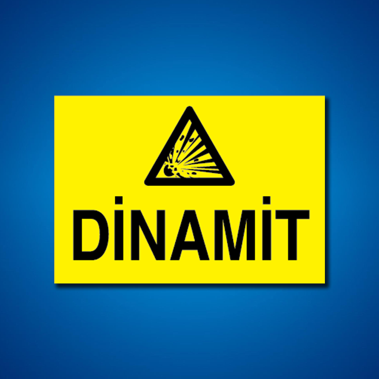 Patlayıcı Maddeler İş Güvenliği Etiketleri