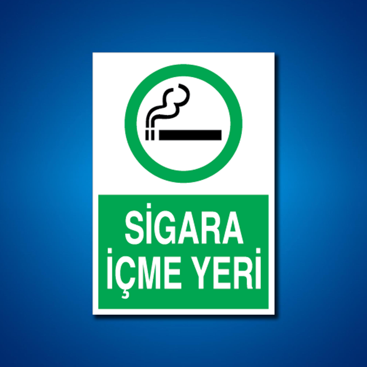 Sigara İş Güvenliği Etiketleri