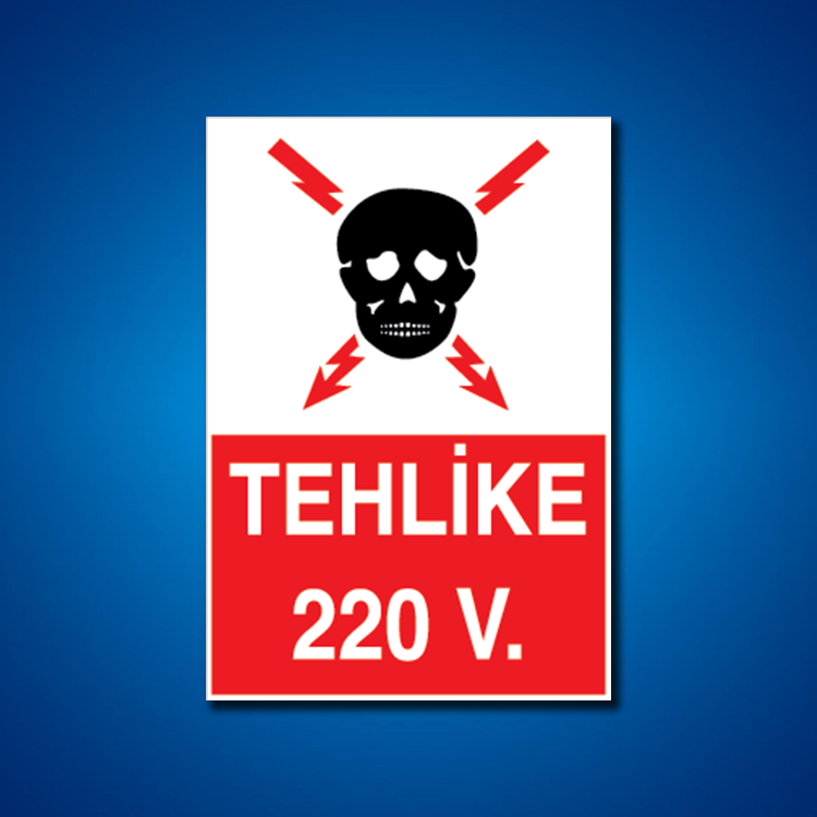 Voltaj İş Güvenliği Etiketleri