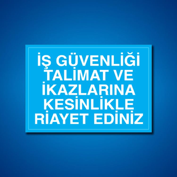 İş Güvenliği Etiketleri