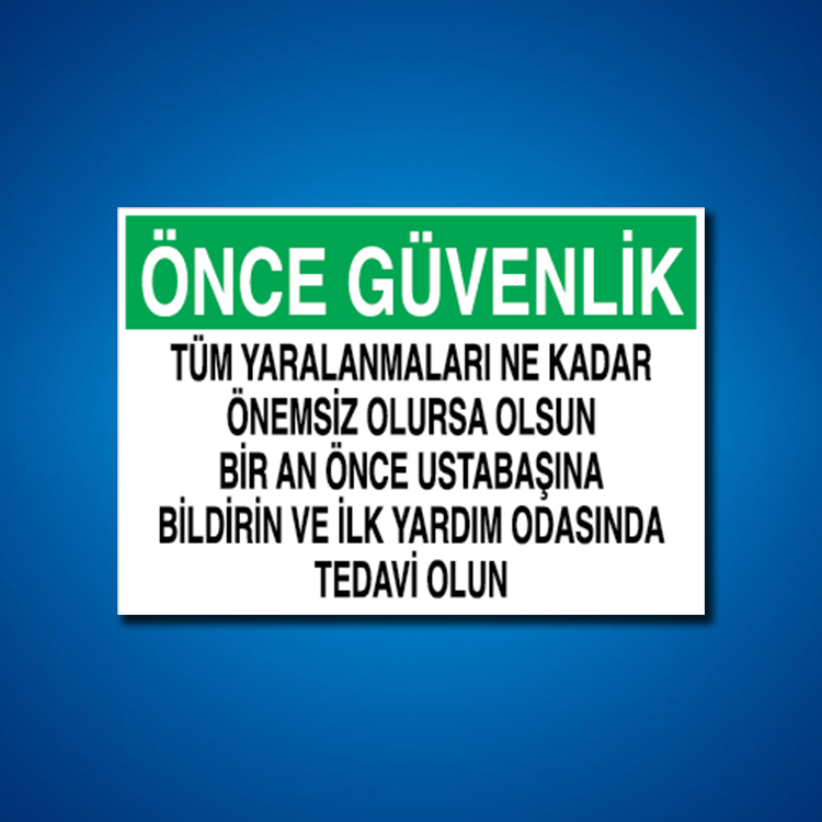 İş Kazası İş Güvenliği Etiketleri