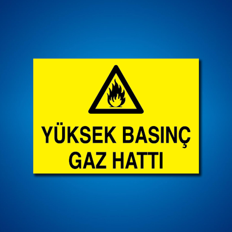 Doğal Gaz İş Güvenliği Etiketleri