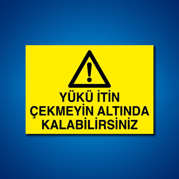 Yük İş Güvenliği Etiketleri