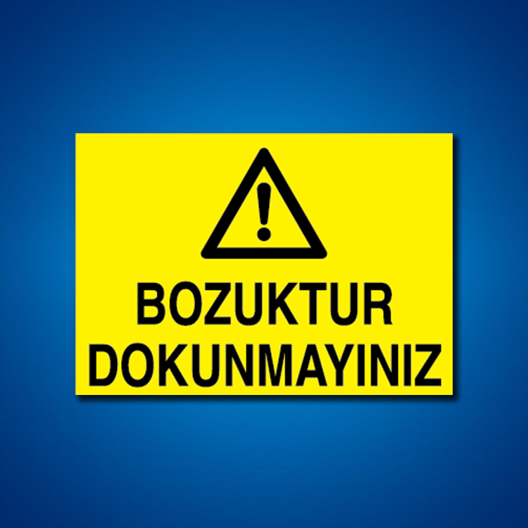 Bakım Arıza Ayar Ve Yağlama Etiketleri