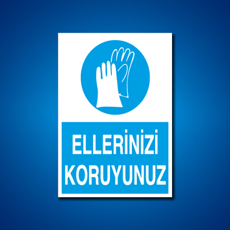 El Koruma İş Güvenliği Etiketleri