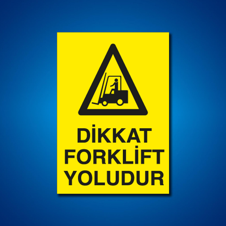 Forklift İş Güvenliği Etiketleri