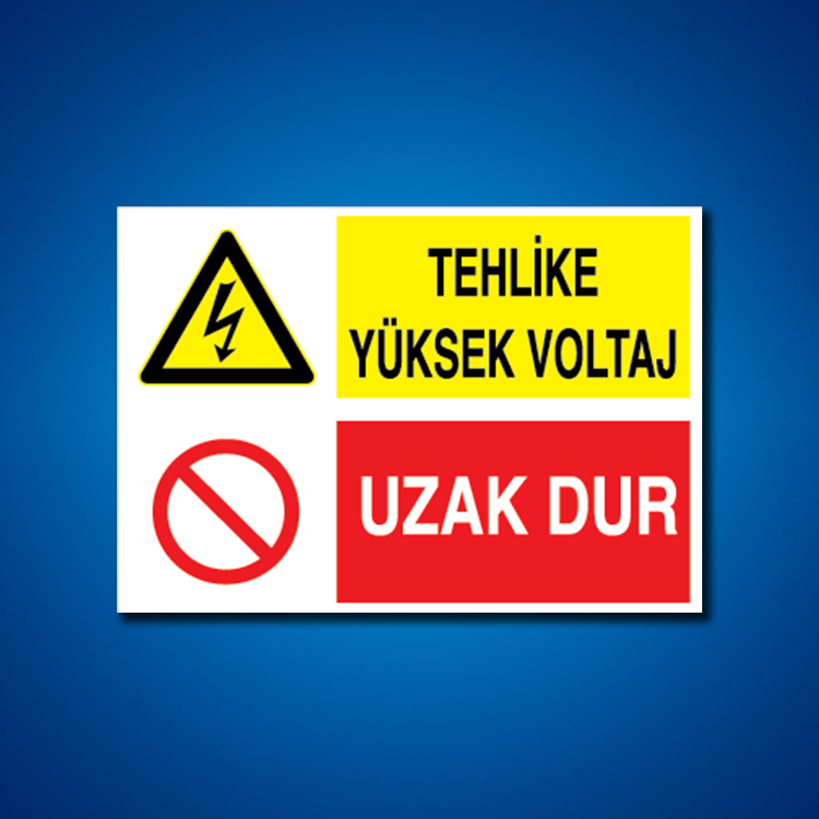 Pano İş Güvenliği Etiketleri