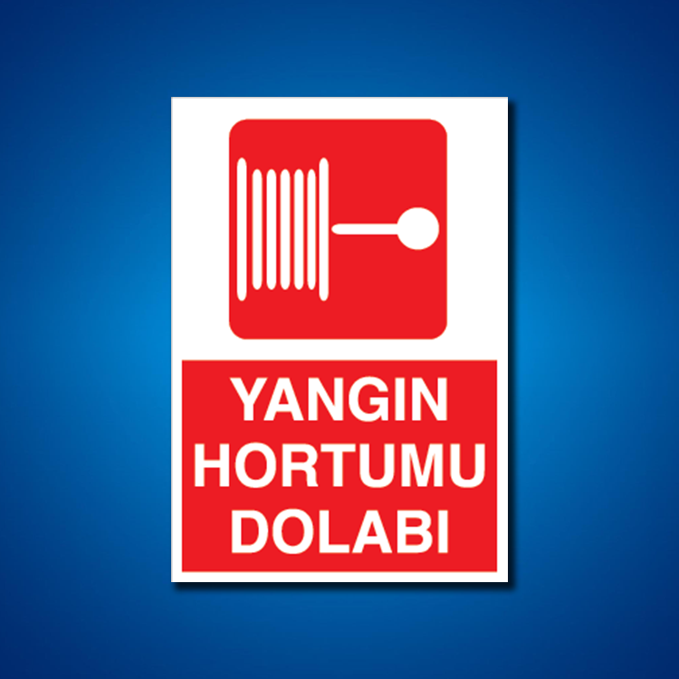 Yangınla Mücadele İş Güvenliği Etiketleri