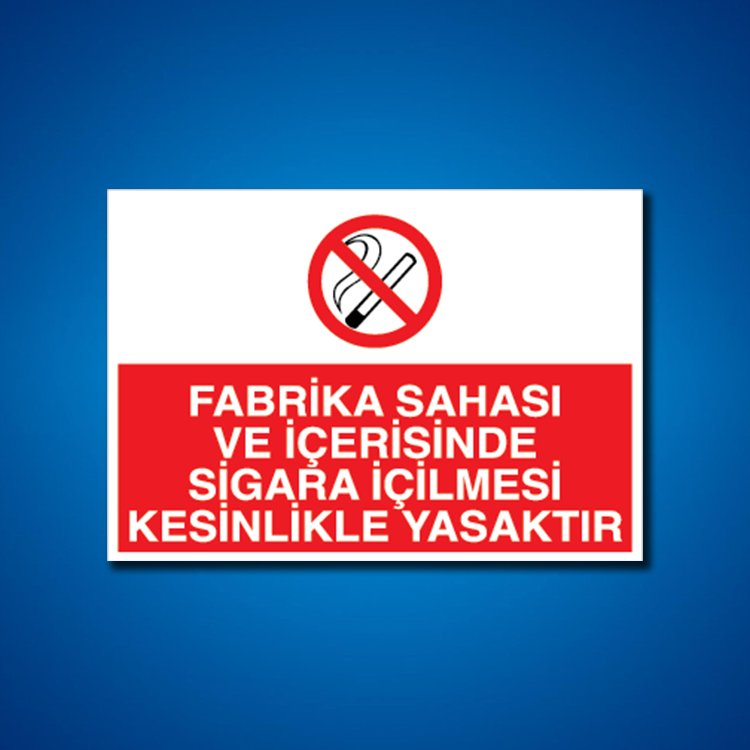 Sigara İş Güvenliği Etiketleri