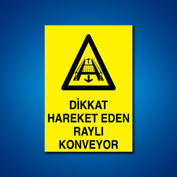 Konveyör-Bant-Konkasör İş Güvenliği Etiketleri