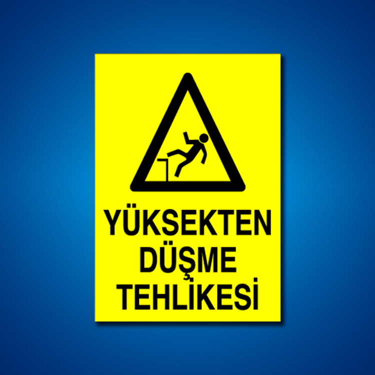 Emniyet Kemeri İş Güvenliği Etiketleri