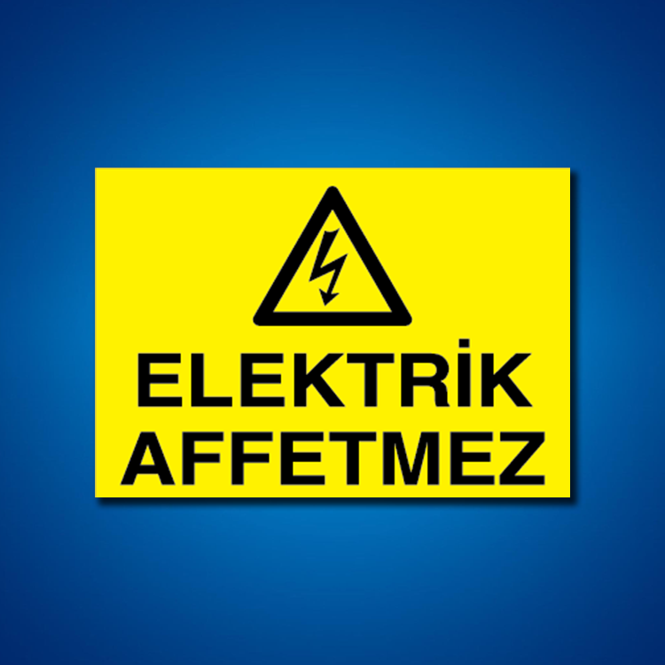 Elektrik İş Güvenliği Etiketleri