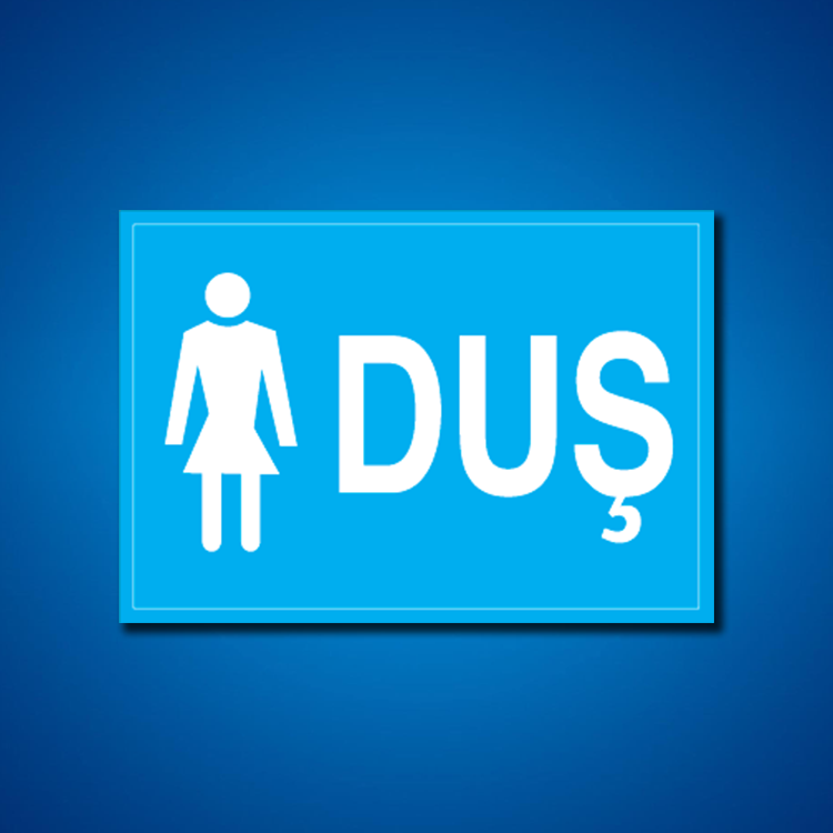 Duş İş Güvenliği Etiketleri