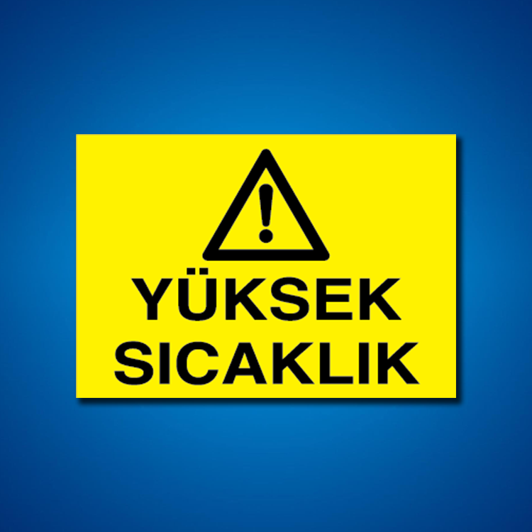 Hava-Su-Isı İş Güvenliği Etiketleri