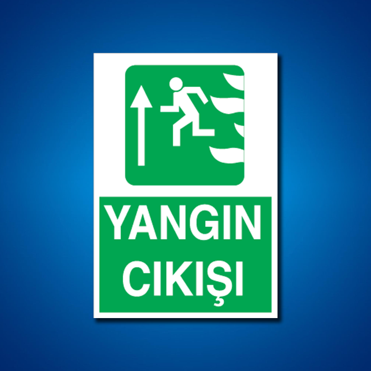 Yangın Çıkışı Etiketleri