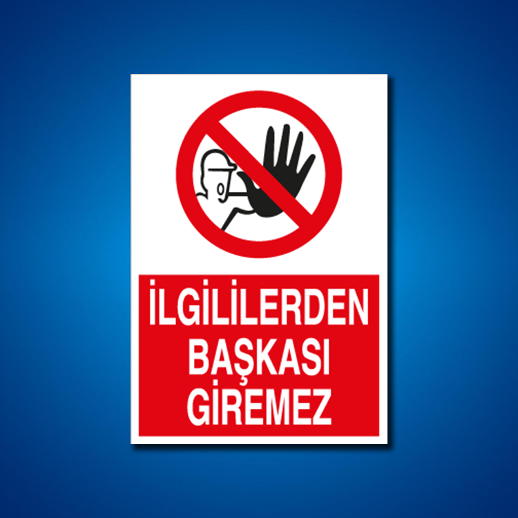 Giriş-Çıkış İş Güvenliği Etiketleri