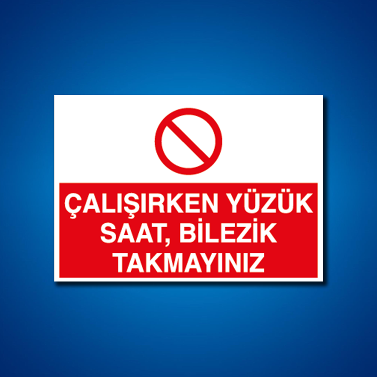 Yasaklama İş Güvenliği Etiketleri