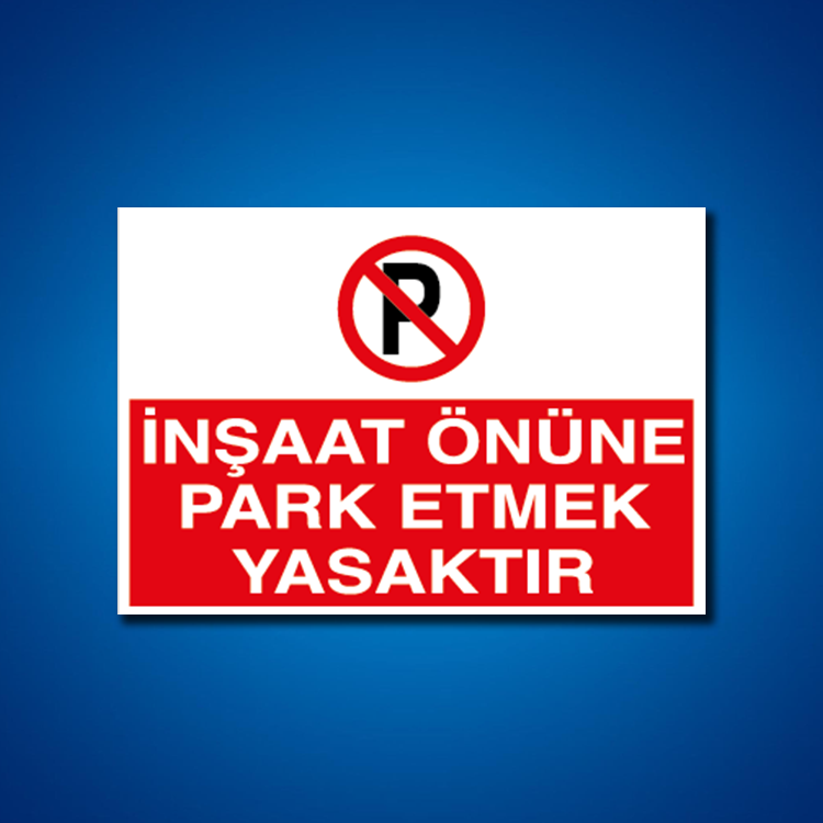 Park İş Güvenliği Etiketleri